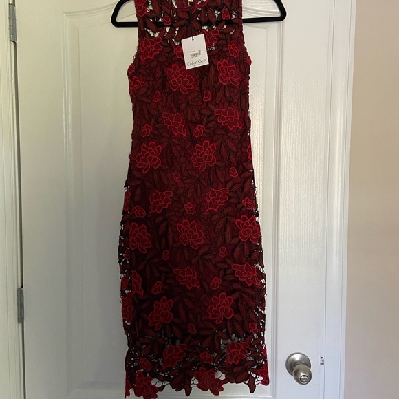 Calvin Klein Two Tone Sheath Dress 👗 NWT - Picture 9 of 9